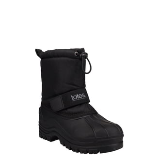 Mishansha Boys Girls Winter Waterproof Faux Fur Hiker Boots  display picture 1