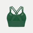 thumbnail image 6 of Womens Bras Women's Fashion Solid Color Sports Bra Thin Belt Shockproof Underwear Sports Plus Size Bras for Women Full Coverage Sport Everyday Bra, 6 of 6