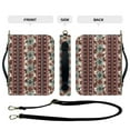 thumbnail image 5 of FOR U DESIGNS Aztec Tribal Bible Case Cow Print Bible Cover for Teen Girls Boys Kids Size 2X-Large with Shoulder Strap PU Bible Case Bag Book Carrying Case for Bible Study Religious, 5 of 7