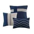thumbnail image 4 of Gracie Mills Kimberly 7-Piece Microsuede Comforter Set Blue Multi Color GRACE-3263, 4 of 5