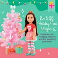 thumbnail image 2 of Set de muñecas con purpurina para víspera de niña con árbol de Navidad, 14 pulgadas y más de 3 años, 2 of 7