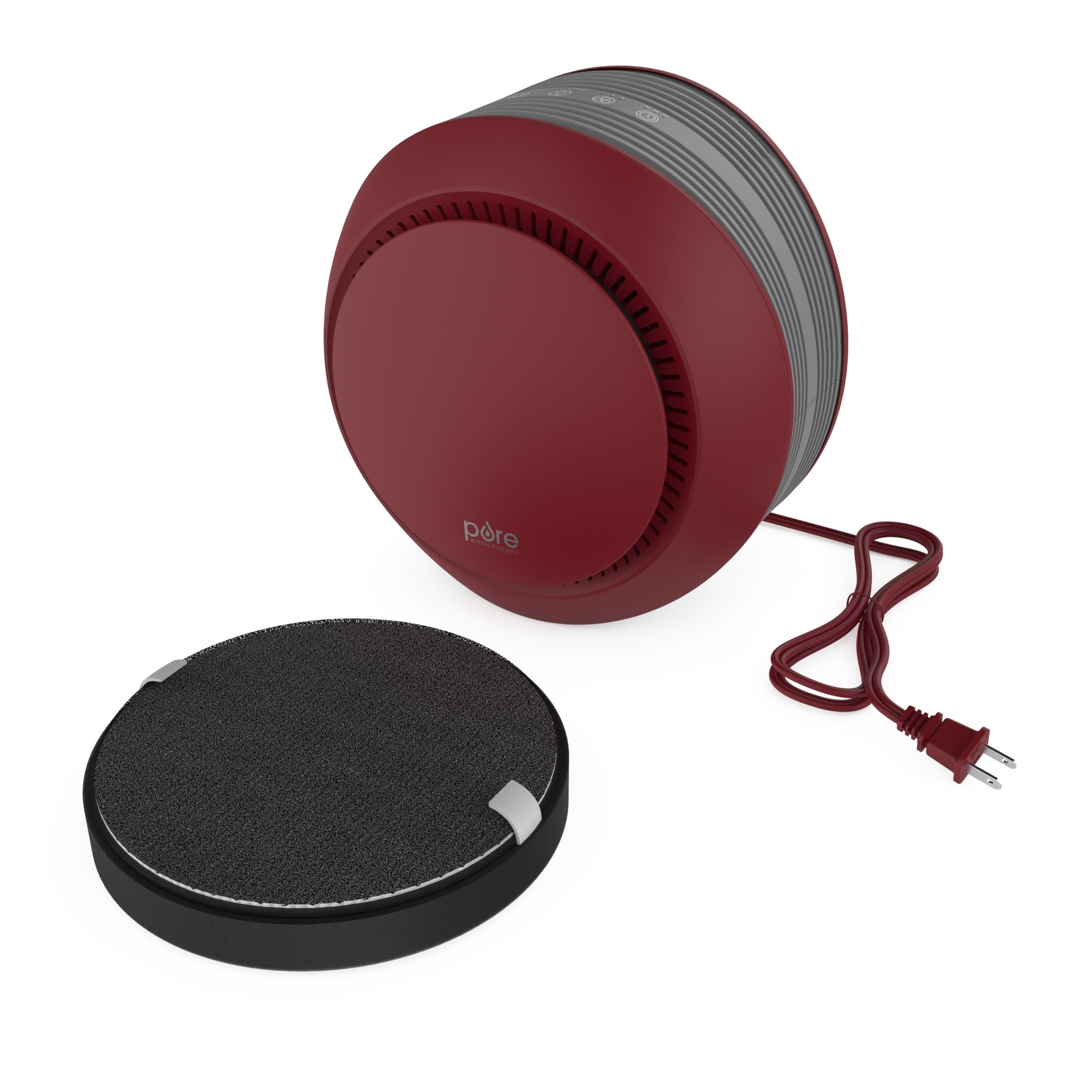 PureZone Halo True HEPA Air Purifier - Red