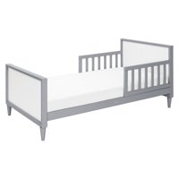 Babyletto Ziggy Toddler Bed in Gray and White