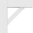 thumbnail image 3 of 3"W x 16"D x 16"H Standard Traditional Architectural Grade PVC Bracket with Block Ends, 3 of 4