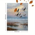 thumbnail image 3 of Geese Walking in Field Canvas Wall Art Print, Farmhouse Decor for Living Room Bedroom Kitchen Office, 3 of 8