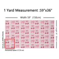thumbnail image 3 of jejeloiu Cartoon Bow Knot Fabric by the Yard 5 Yards,Girls Bowtie Fabric for Sewing,Pink Cherry Home Decor Fabric by the Yard For Girls Boys,Breathable Home Decor, 3 of 6