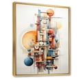 thumbnail image 2 of Designart "Towering Cubist Art I" Abstract Floater Framed Canvas Print, 2 of 7