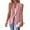 Pink, variant on utcoco Women's Casual Business Sleeveless Blazer Vest with Pockets