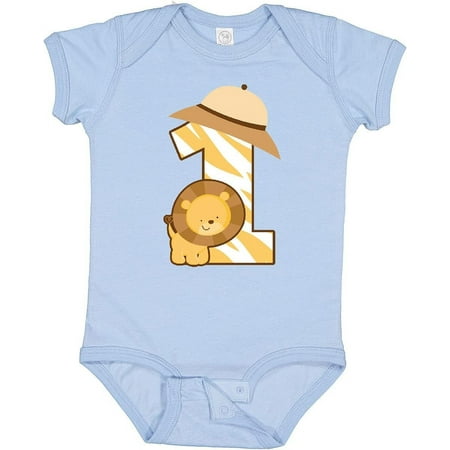 

Safari 1st Birthday Jungle Animal 1 Year Old Baby Bodysuit