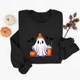 thumbnail image 6 of DIOAZUD Womens Halloween Sweatshirts Plus Size Ghost Graphic Pullovers Fall Classic Round Neck Long Sleeve Sweater Tops Halloween Costumes, 6 of 6