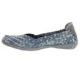thumbnail image 3 of bernie mev womens catwalk braided slip on flat shoes, cloud shimmer, 36 m eu, 3 of 3