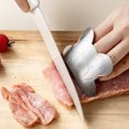 thumbnail image 3 of 3pcs Stainless Steel Finger Guard Adjustable Finger Guard Protector for Cutting Vegetables Meat And Fruits Ergonomic Anti-Cut Design Kitchen Safety Tool, 3 of 8
