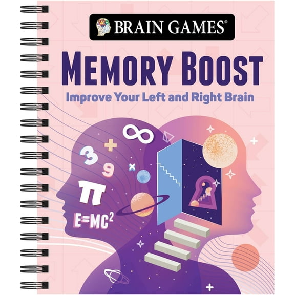 Brain Games Brain Games - Memory Boost: Improve Your Left and Right Brain, (Spiral-Bound)