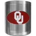 thumbnail image 1 of NCAA Oklahoma Sooners Steel Can Cooler, 1 of 3