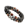 thumbnail image 4 of kurtrusly Expressive Perle Bracelet Bracelet Léger et Réglable avec des Perles de Pierre Naturelle Bracelets type 2 5Set, 4 of 6