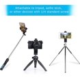 thumbnail image 5 of Adaptador de trípode vertical y horizontal con soporte giratorio y tornillo de 1/4"/clip ajustable para iPhone, teléfonos Android y palos de selfie., 5 of 5