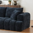 thumbnail image 4 of MAYEERTY Chenille L-Shape Oversized Sectional Sofa, Minimalist & Luxury Sleeper Couch for Apartment, 108*63*34"Blue, 4 of 10