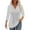 White, variant on Yigetop Womens Tops! 3/4 Sleeve Blouses for Women Casual V Neck Summer Tops for Women with Leggings Pleated Curved Tunic 3/4 Sleeve Tops for Women Black L
