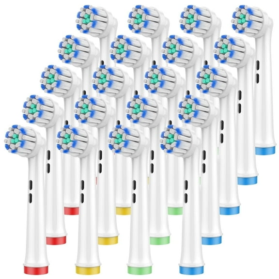 GENKENT Replacement Toothbrush Heads Compatible with Oral B Braun 20Pcs Sensitive Gum Care Electric Toothbrush Heads Ultra Soft Brush Heads Refill for Oral B 7000/Pro 1000/9600/500/3000