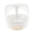 thumbnail image 1 of jifeng 360 degree Rotating Rice Dispenser 6 Compartment Rice Bucket for Snacks Beans Rice White, 1 of 1