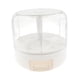 thumbnail image 1 of Contenedor de almacenamiento de alimentos giratorio de 360 degree, dispensador de arroz con 6 compartimentos, ideal para dulces, granos, arroz y frijoles. Blanco, 1 of 9