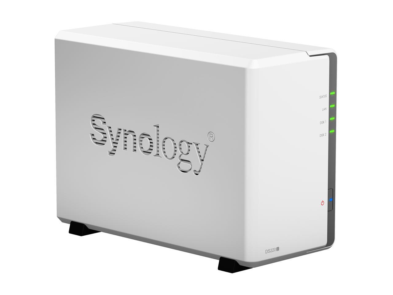 Synology 2 Bay Desktop NAS DiskStation DS220j (Diskless) - image 2 of 10