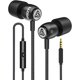 thumbnail image 1 of wonima11 Ludos Clamor, Wired Earbuds with Microphone, In Ear Headphones, 3.5mm Jack, 4.2 ft long cable, S/M/L Ear Tips, Black, 1 of 1