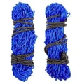 thumbnail image 4 of 2 piezas de red de heno de alimentación lenta de 42" para caballos, (azul real) Fuerte Pequeño Suave 2x2” Agujeros Desorden, Cuerda de nailon Colgante, Comedero de viaje ajustable para puesto de remo, 4 of 4
