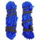 thumbnail image 4 of 2 piezas de red de heno de alimentación lenta de 42" para caballos, (azul real) Fuerte Pequeño Suave 2x2” Agujeros Desorden, Cuerda de nailon Colgante, Comedero de viaje ajustable para puesto de remo, 4 of 4