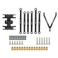 thumbnail image 2 of For SCX24 Tie Rod Kit, 6Pcs Durable 1/24 for SCX24 Pull Rod Kit  for SCX24 Black,Red, Color, 2 of 8