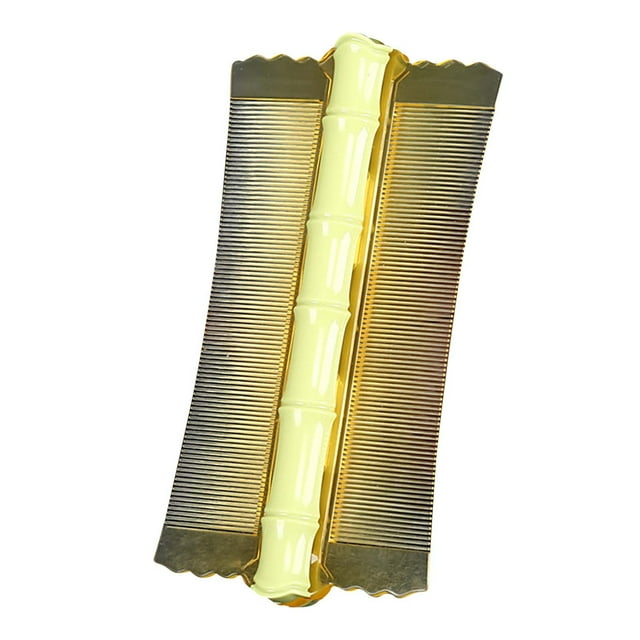 Large Grate,-dense Fine Teeth, Thickened Comb, Scalp Cleaning And Scraping Scalp, Lice Plastic Double-sided Comb,PENDANE,Plastic,Green