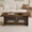 Brown, variant on Ciphrias Rectangular Coffee Table 47 Inch Brown MDF Fluted Glass Sliding Door for Living Room