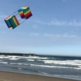thumbnail image 2 of In the Breeze 3254 — Rainbow Stripe Box Kite - Fun Cellular Easy-Flying Single-Line Kite, 2 of 5