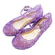 thumbnail image 1 of Disfraz de Frozen de Disney, vestido de princesa Elsa para niñas, malla de lentejuelas moradas, cumpleaños, fiesta de Halloween, Cosplay para niños, reina de la nieve, ropa 4T (etiqueta 120) Gao Jinjia LED, 1 of 2