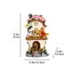thumbnail image 3 of Ganfancp Solar Powered Resina Hut Navidad Al Aire Libre Patio Jardín Decoración Led Luces de Noche Ambiente Ornamentos Ofertas Flash Liquidación 1* Lámpara Solar, 3 of 5