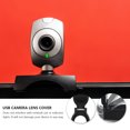 thumbnail image 2 of FONDOTIN 1 Ensemble 10 Pcs Couverture Web Cam Noir ABS pour Bureau Protection de Caméra, 2 of 8