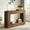 Dark Brown, variant on Fnova Farmhouse Console Table for Entryway, 47.2" Long Narrow Wood Entryway Table, Easy Assembly, Dark Brown