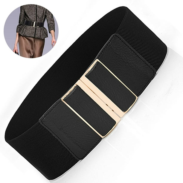 Cinturón ancho para mujer Elástico Elástico Cinch Cintura Lady Cummerband Ormromra