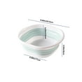 thumbnail image 4 of YYUZH Collapsible Foot Bath Foot Soaking Tub, Collapsible Dish Basin Folding Bucket with Carry Handle Pink & Grey, Blue, 4 of 6