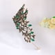 thumbnail image 4 of 1 tiara antigua de hojas barrocas con diamantes de imitación y corona para novia, accesorio decorativo para el cabello., 4 of 6