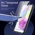 thumbnail image 4 of JETech 3 in 1 Case for Samsung Galaxy A35 5G, with 2-Pack Screen Protector, Tempered Glass Film, Shockproof Bumper Phone Protective Cover Clear Back (Black), 4 of 6