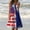 003 Blue, variant on Summer Plus Size Dresses for Women 4th of July Tank Dress Ruffle Flowy Beach Dress Loose Fit Flare Dresses