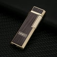 thumbnail image 2 of openpig Torch Lighter, Refillable Butane Torch Lighter, Windproof Lighter, Retro Soft Flame Table Lighters, Unique Birthday Gift for Men Women (Fuel Not Included) Coffee, 2 of 4