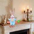 thumbnail image 6 of CuiLiyq Easter Decorations, Spring Hanging Easter Bunny Figurine on Carrot Swing, Cute Farmhouse Decorative Woven Straw Rabbit Statue for Home Indoor Outdoor Craft Adornment Decor (F), 6 of 6
