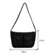 thumbnail image 2 of Bolso bandolera de lona a la moda de gran capacidad para mujer, bandolera para el trabajo (negro) Ehuebsd Para Estrenar, 2 of 7