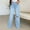 Light Blue, variant on pstuiky Wide Leg Pants for Women, Solid Color Loose Long Palazzo Pants High Waisted Trousers Fashion Workout Clothes Dark Blue L