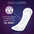 thumbnail image 2 of Poise Incontinence Panty Liners, Very Light Absorbency, Long, 132 Count, 2 of 6