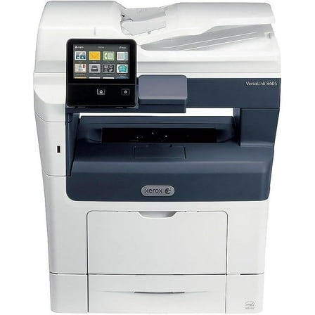 Restored Xerox VersaLink B405/DN Monochrome Multifunction Printer — 47 PPM, Copy, Print, Scan, Fax, Email, Cloud, Duplex, 5" Color Touchscreen (Refurbished)