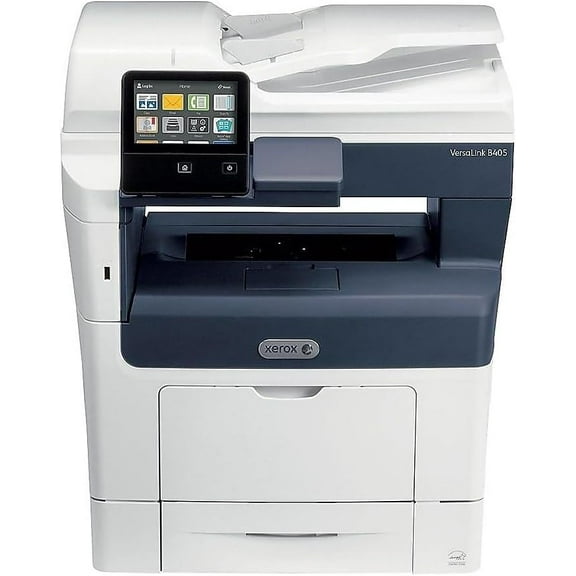 Restored Xerox VersaLink B405/DN Monochrome Multifunction Printer — 47 PPM, Copy, Print, Scan, Fax, Email, Cloud, Duplex, 5" Color Touchscreen