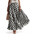 thumbnail image 6 of Xunlbb Up to 50% off Long Skirts for Women, Women's Summer Casual Polka Patchwork Layer Sweet Half Skirt Gift for Girls, on Clearance, 6 of 8